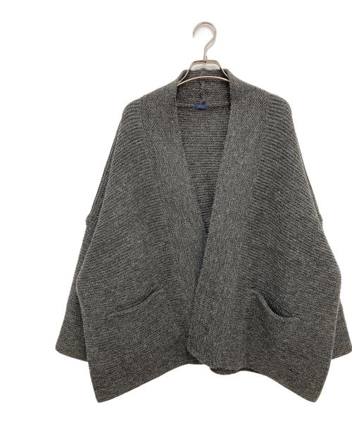 ichi（イチ）ichi (イチ) ニットジャケット グレー サイズ:FREEの古着・服飾アイテム