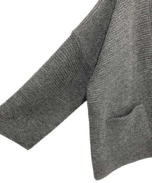 ichi（イチ）ichi (イチ) ニットジャケット グレー サイズ:FREEの古着・服飾アイテム