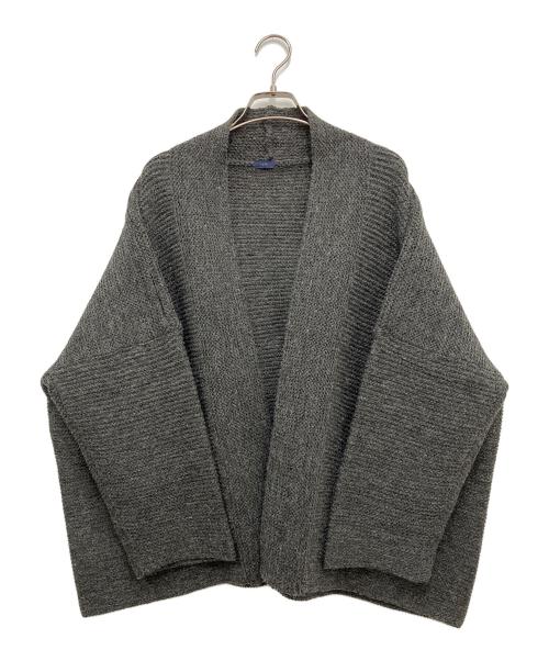 ichi（イチ）ichi (イチ) ニットジャケット グレー サイズ:FREEの古着・服飾アイテム
