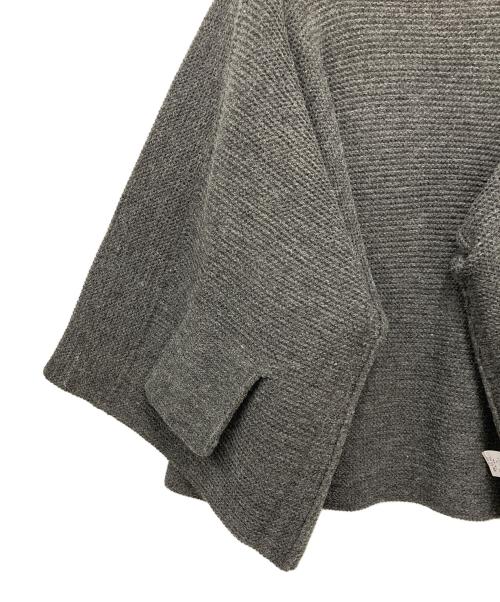 ichi（イチ）ichi (イチ) ニットジャケット グレー サイズ:FREEの古着・服飾アイテム