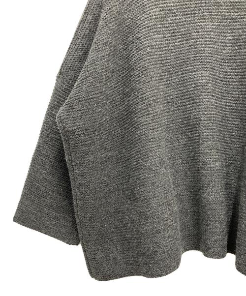 ichi（イチ）ichi (イチ) ニットジャケット グレー サイズ:FREEの古着・服飾アイテム