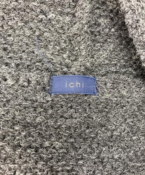 ichi（イチ）ichi (イチ) ニットジャケット グレー サイズ:FREEの古着・服飾アイテム