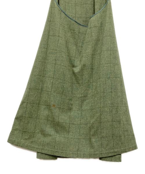 tricot COMME des GARCONS（トリココムデギャルソン）tricot COMME des GARCONS (トリココムデギャルソン) ノースリーブ・キャミソールワンピース グリーン サイズ:Mの古着・服飾アイテム