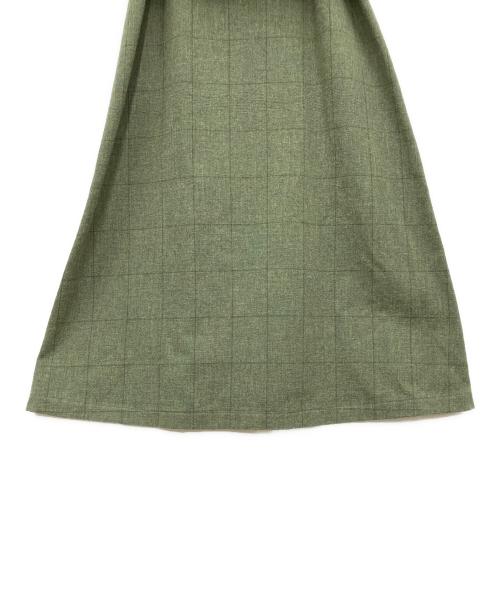 tricot COMME des GARCONS（トリココムデギャルソン）tricot COMME des GARCONS (トリココムデギャルソン) ノースリーブ・キャミソールワンピース グリーン サイズ:Mの古着・服飾アイテム