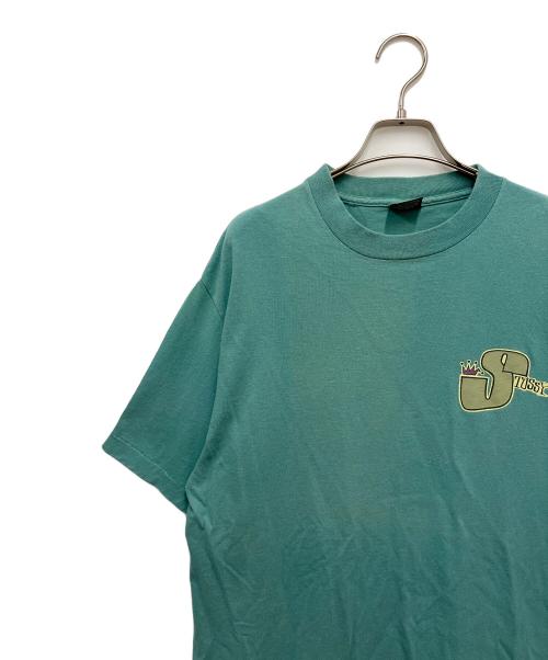 stussy（ステューシー）stussy (ステューシー) 半袖カットソー グリーン サイズ:Lの古着・服飾アイテム
