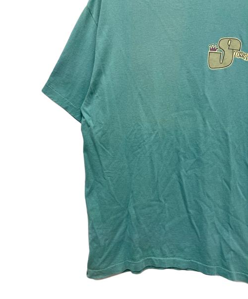 stussy（ステューシー）stussy (ステューシー) 半袖カットソー グリーン サイズ:Lの古着・服飾アイテム