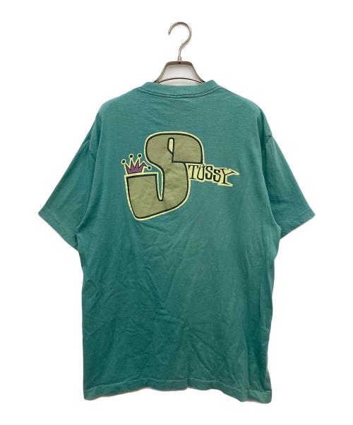 stussy（ステューシー）stussy (ステューシー) 半袖カットソー グリーン サイズ:Lの古着・服飾アイテム