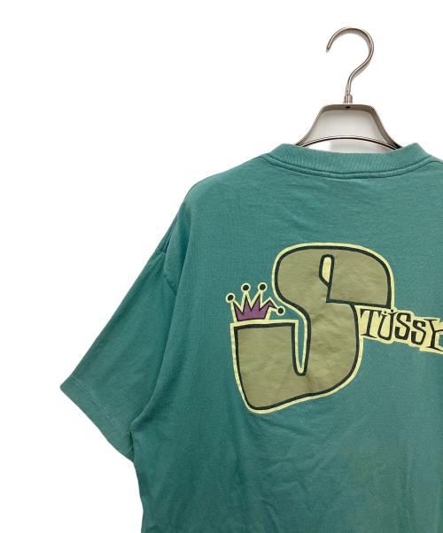 stussy（ステューシー）stussy (ステューシー) 半袖カットソー グリーン サイズ:Lの古着・服飾アイテム
