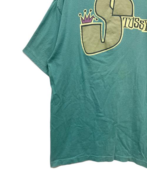 stussy（ステューシー）stussy (ステューシー) 半袖カットソー グリーン サイズ:Lの古着・服飾アイテム