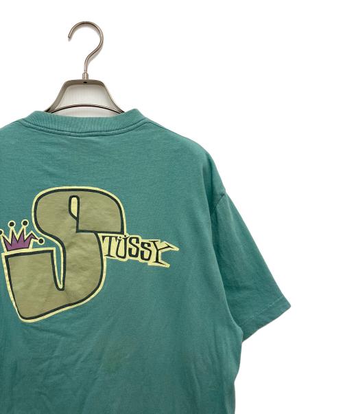 stussy（ステューシー）stussy (ステューシー) 半袖カットソー グリーン サイズ:Lの古着・服飾アイテム