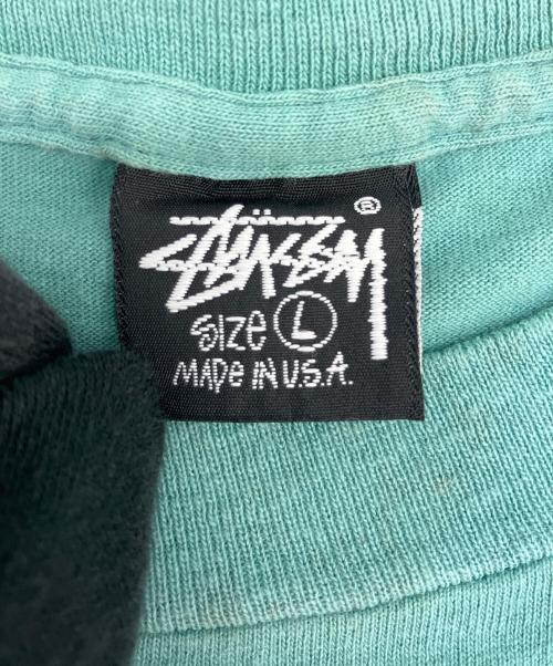 stussy（ステューシー）stussy (ステューシー) 半袖カットソー グリーン サイズ:Lの古着・服飾アイテム