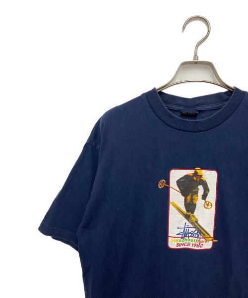stussy（ステューシー）stussy (ステューシー) 半袖カットソー ネイビー サイズ:Mの古着・服飾アイテム
