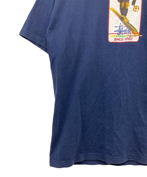stussy（ステューシー）stussy (ステューシー) 半袖カットソー ネイビー サイズ:Mの古着・服飾アイテム