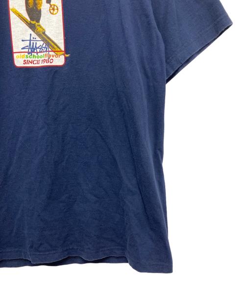 stussy（ステューシー）stussy (ステューシー) 半袖カットソー ネイビー サイズ:Mの古着・服飾アイテム