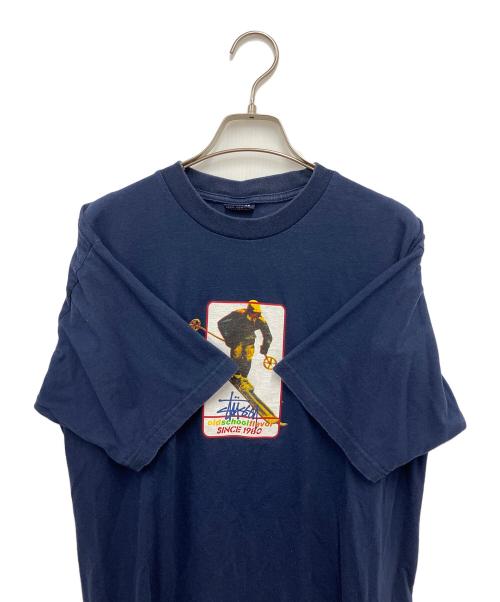 stussy（ステューシー）stussy (ステューシー) 半袖カットソー ネイビー サイズ:Mの古着・服飾アイテム