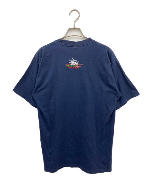 stussy（ステューシー）stussy (ステューシー) 半袖カットソー ネイビー サイズ:Mの古着・服飾アイテム