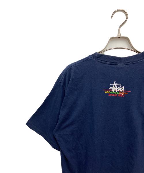 stussy（ステューシー）stussy (ステューシー) 半袖カットソー ネイビー サイズ:Mの古着・服飾アイテム