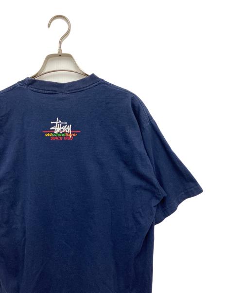 stussy（ステューシー）stussy (ステューシー) 半袖カットソー ネイビー サイズ:Mの古着・服飾アイテム