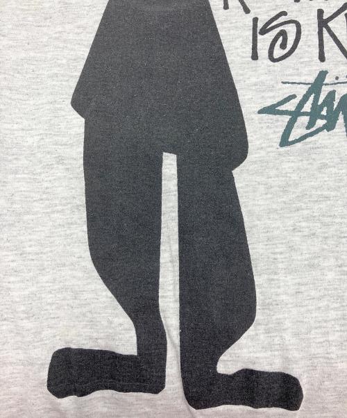 stussy（ステューシー）stussy (ステューシー) 半袖カットソー アイボリー サイズ:Mの古着・服飾アイテム