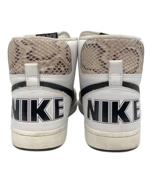 NIKE（ナイキ）NIKE (ナイキ) ターミネーター ハイ ココア スネーク ホワイト×ベージュ サイズ:US 8の古着・服飾アイテム