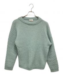 Acne studios（アクネ ストゥディオズ）の古着「厚手ニット」｜ミント