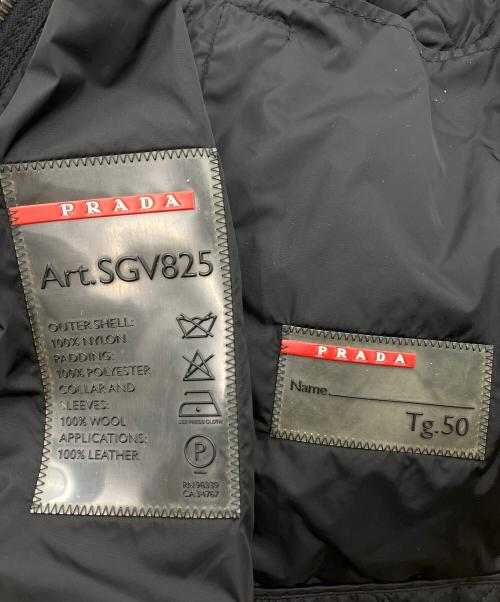 PRADA SPORTS（プラダスポーツ）PRADA SPORTS (プラダスポーツ) ハイブリッドブルゾン ブラック サイズ:50の古着・服飾アイテム