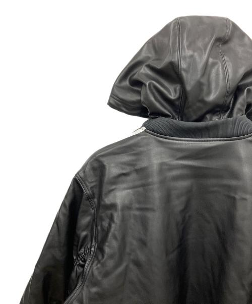 adidas（アディダス）adidas (アディダス) Wプレザー ジャケット パッド ブラック×ホワイト サイズ:Lの古着・服飾アイテム