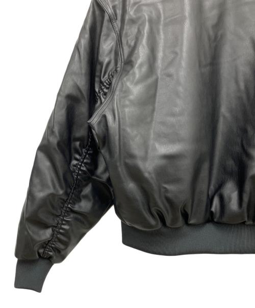 adidas（アディダス）adidas (アディダス) Wプレザー ジャケット パッド ブラック×ホワイト サイズ:Lの古着・服飾アイテム