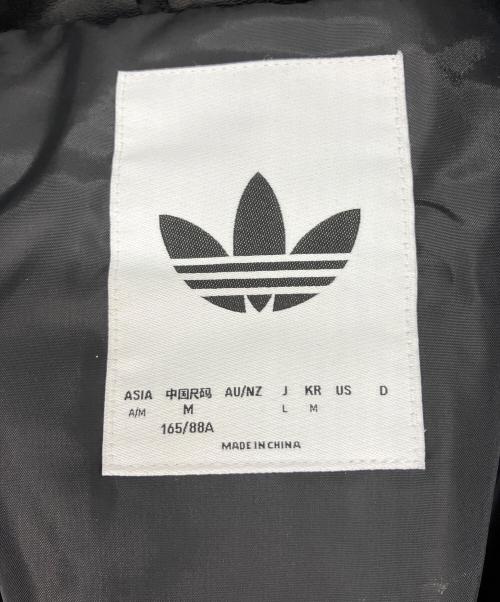 adidas（アディダス）adidas (アディダス) Wプレザー ジャケット パッド ブラック×ホワイト サイズ:Lの古着・服飾アイテム