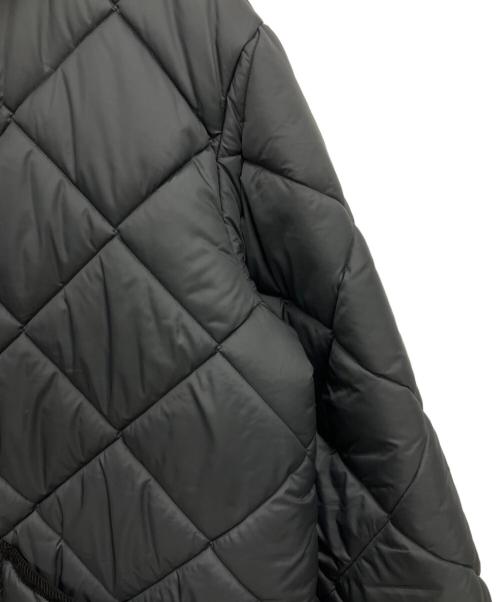 LAVENHAM（ラベンハム）LAVENHAM (ラベンハム) ビッグキルト ロングコート グレー サイズ:42の古着・服飾アイテム