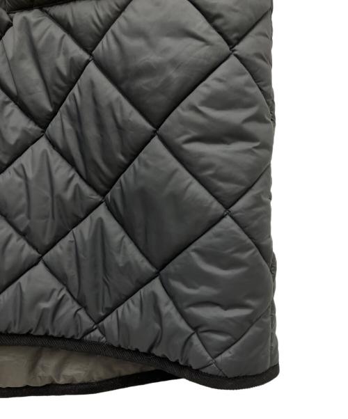 LAVENHAM（ラベンハム）LAVENHAM (ラベンハム) ビッグキルト ロングコート グレー サイズ:42の古着・服飾アイテム