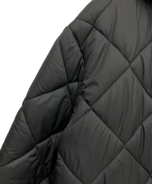 LAVENHAM（ラベンハム）LAVENHAM (ラベンハム) ビッグキルト ロングコート グレー サイズ:42の古着・服飾アイテム