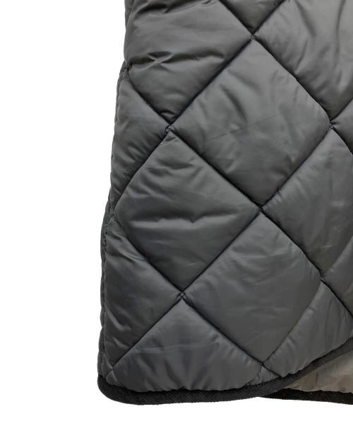 LAVENHAM（ラベンハム）LAVENHAM (ラベンハム) ビッグキルト ロングコート グレー サイズ:42の古着・服飾アイテム