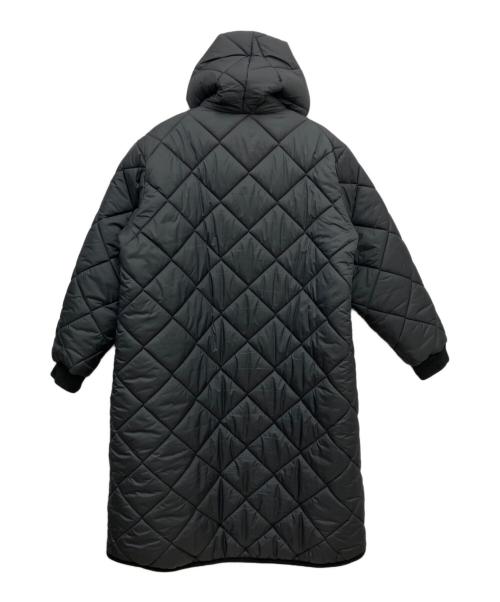 LAVENHAM（ラベンハム）LAVENHAM (ラベンハム) ビッグキルト ロングコート グレー サイズ:42の古着・服飾アイテム