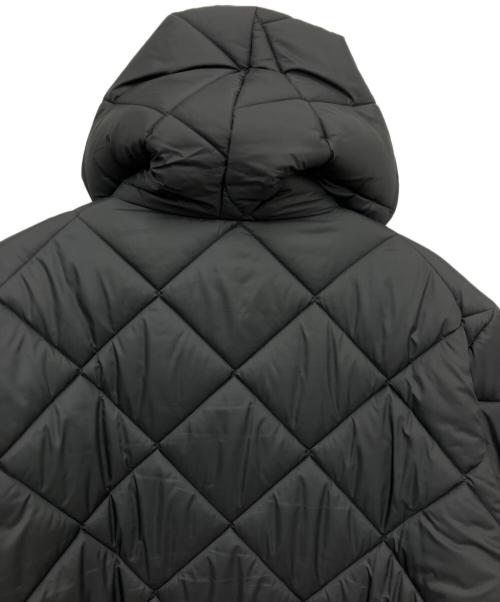 LAVENHAM（ラベンハム）LAVENHAM (ラベンハム) ビッグキルト ロングコート グレー サイズ:42の古着・服飾アイテム