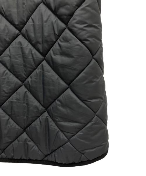 LAVENHAM（ラベンハム）LAVENHAM (ラベンハム) ビッグキルト ロングコート グレー サイズ:42の古着・服飾アイテム