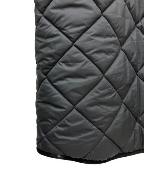 LAVENHAM（ラベンハム）LAVENHAM (ラベンハム) ビッグキルト ロングコート グレー サイズ:42の古着・服飾アイテム