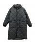LAVENHAM（ラベンハム）の古着「ビッグキルト ロングコート」｜グレー
