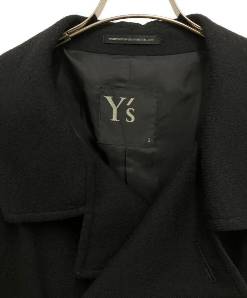 Y's（ワイズ）Y's (ワイズ) ウールコート ブラック サイズ:2の古着・服飾アイテム