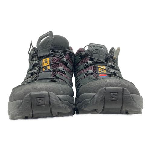 SALOMON（サロモン）SALOMON (サロモン) ORGANICLAB.ZIP スニーカー ブラック×パープル サイズ:25.5の古着・服飾アイテム