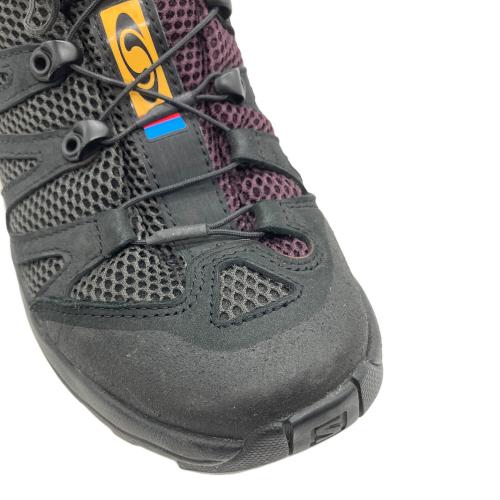 SALOMON（サロモン）SALOMON (サロモン) ORGANICLAB.ZIP スニーカー ブラック×パープル サイズ:25.5の古着・服飾アイテム
