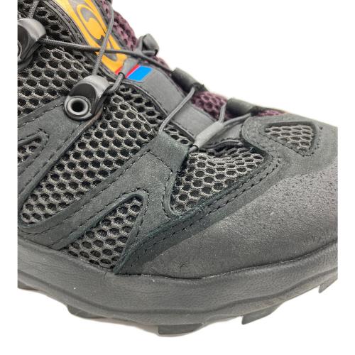 SALOMON（サロモン）SALOMON (サロモン) ORGANICLAB.ZIP スニーカー ブラック×パープル サイズ:25.5の古着・服飾アイテム