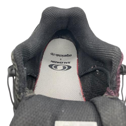 SALOMON（サロモン）SALOMON (サロモン) ORGANICLAB.ZIP スニーカー ブラック×パープル サイズ:25.5の古着・服飾アイテム