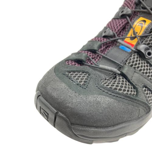 SALOMON（サロモン）SALOMON (サロモン) ORGANICLAB.ZIP スニーカー ブラック×パープル サイズ:25.5の古着・服飾アイテム
