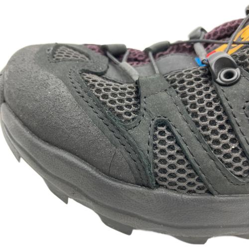 SALOMON（サロモン）SALOMON (サロモン) ORGANICLAB.ZIP スニーカー ブラック×パープル サイズ:25.5の古着・服飾アイテム