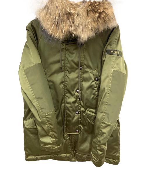 TATRAS（タトラス）TATRAS (タトラス) ダウンジャケット オリーブ×ベージュ サイズ:2の古着・服飾アイテム