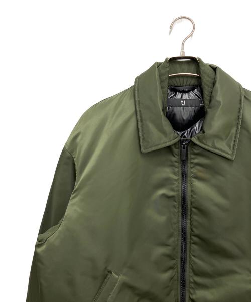 UNIQLO+J（ユニクロ プラスジェイ）UNIQLO+J (ユニクロ プラスジェイ) ダウンジャケット グリーン サイズ:Lの古着・服飾アイテム