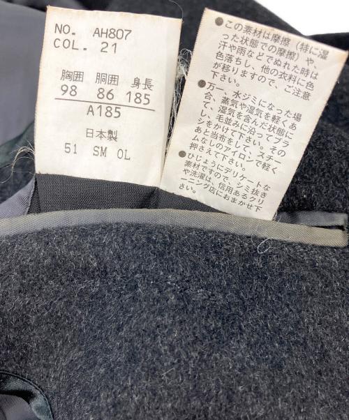 BELLUMORE（ベルモーレ）BELLUMORE (ベルモーレ) カシミヤコート ブラック サイズ:A185の古着・服飾アイテム