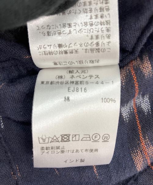 South2 West8（サウスツー ウエストエイト）south2 west8 (サウスツー ウエストエイト) 長袖シャツ ネイビー×オレンジ サイズ:Sの古着・服飾アイテム