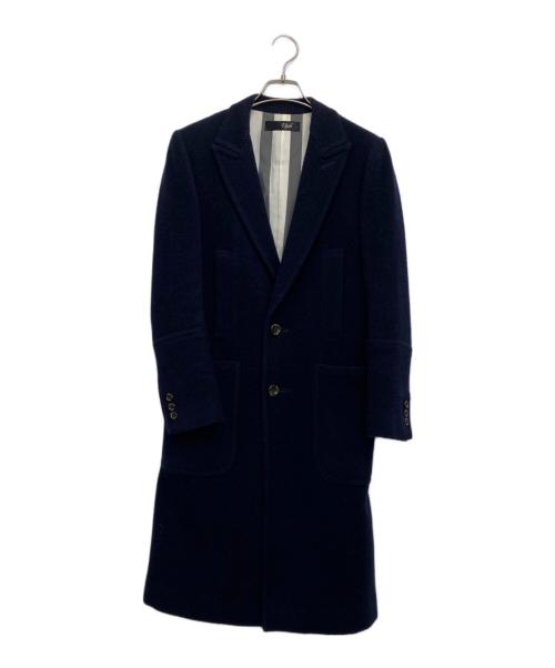 Ujoh（ウジョー）Ujoh (ウジョー) チェスターコート ネイビー サイズ:2の古着・服飾アイテム